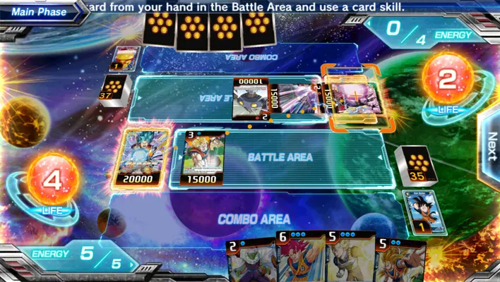 Dragon Ball Super Card Game Tutorial android App screenshot 7